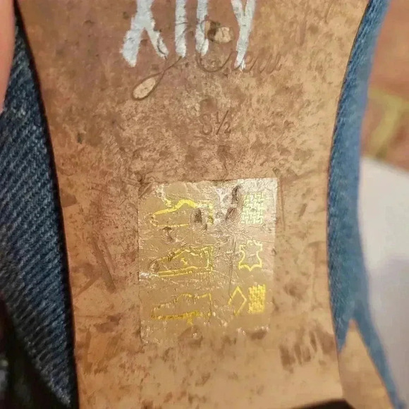 J Crew mules blue - Picture 8 of 10